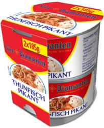 Vier Diamanten Thunfisch Pikant 2er