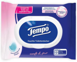Tempo Feuchte Toilettentücher Sanft & Pur