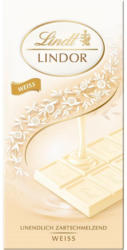 Lindt Lindor Weiß Tafel