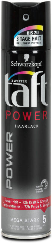3 Wetter taft Power Haarlack Mega Stark