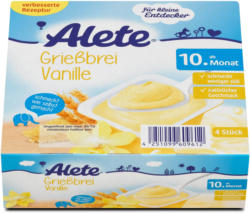 Alete Grießbrei Vanille