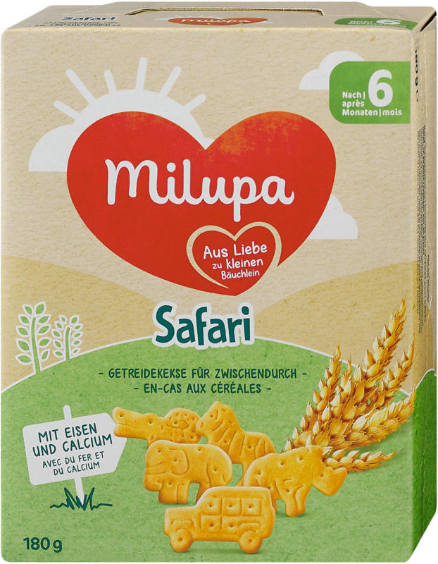Milupa Safari Getreidekekse für zwischendurch