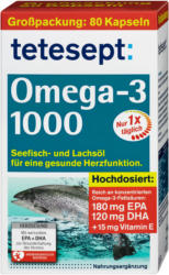 tetesept Omega-3 Lachsöl 1000 Kapseln