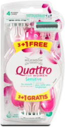 Wilkinson Sword Quattro for women Nassrasierer Sensitive