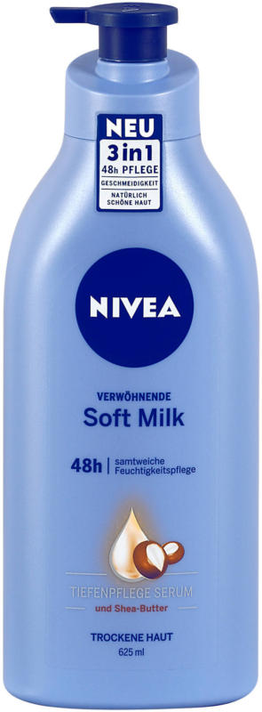 Nivea Verwöhnende Soft Milk, 625 ml