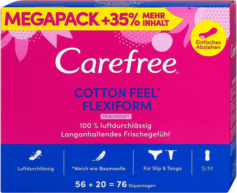 Carefree Slipeinlagen flexiform Fresh Scent
