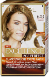 L Oreal Excellence Age Perfect Creme Farbe Nr 6 03 Strahlendes Hellbraun Nur 8 95 Dm Angebot Wogibtswas At