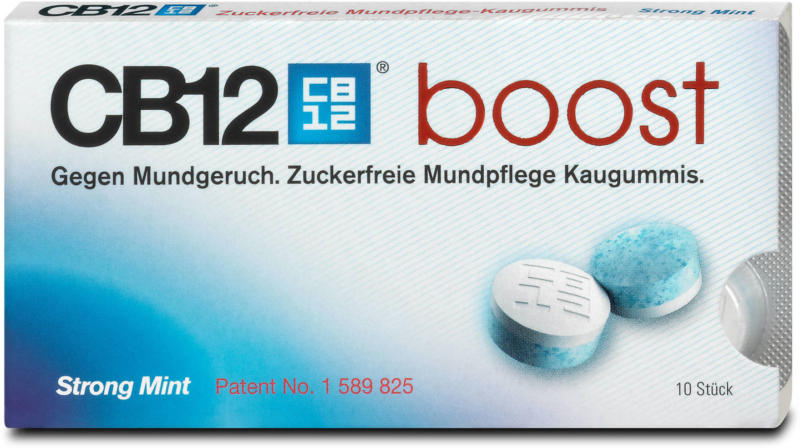 CB12 boost Strong Mint Mundpflege Kaugummi