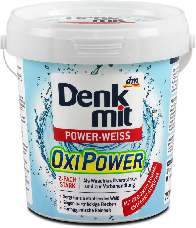 Denkmit Power-Weiß Fleckentferner Oxi Power