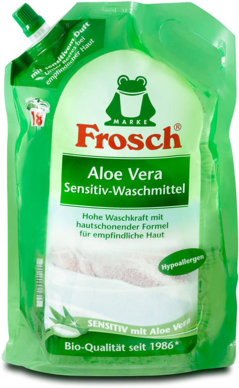 Frosch Waschmittel sensitiv Aloe Vera