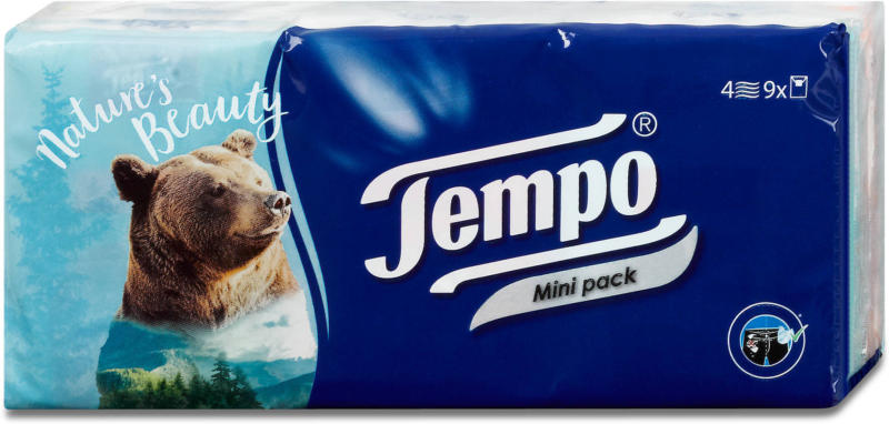 Tempo Taschentücher Mini Pack