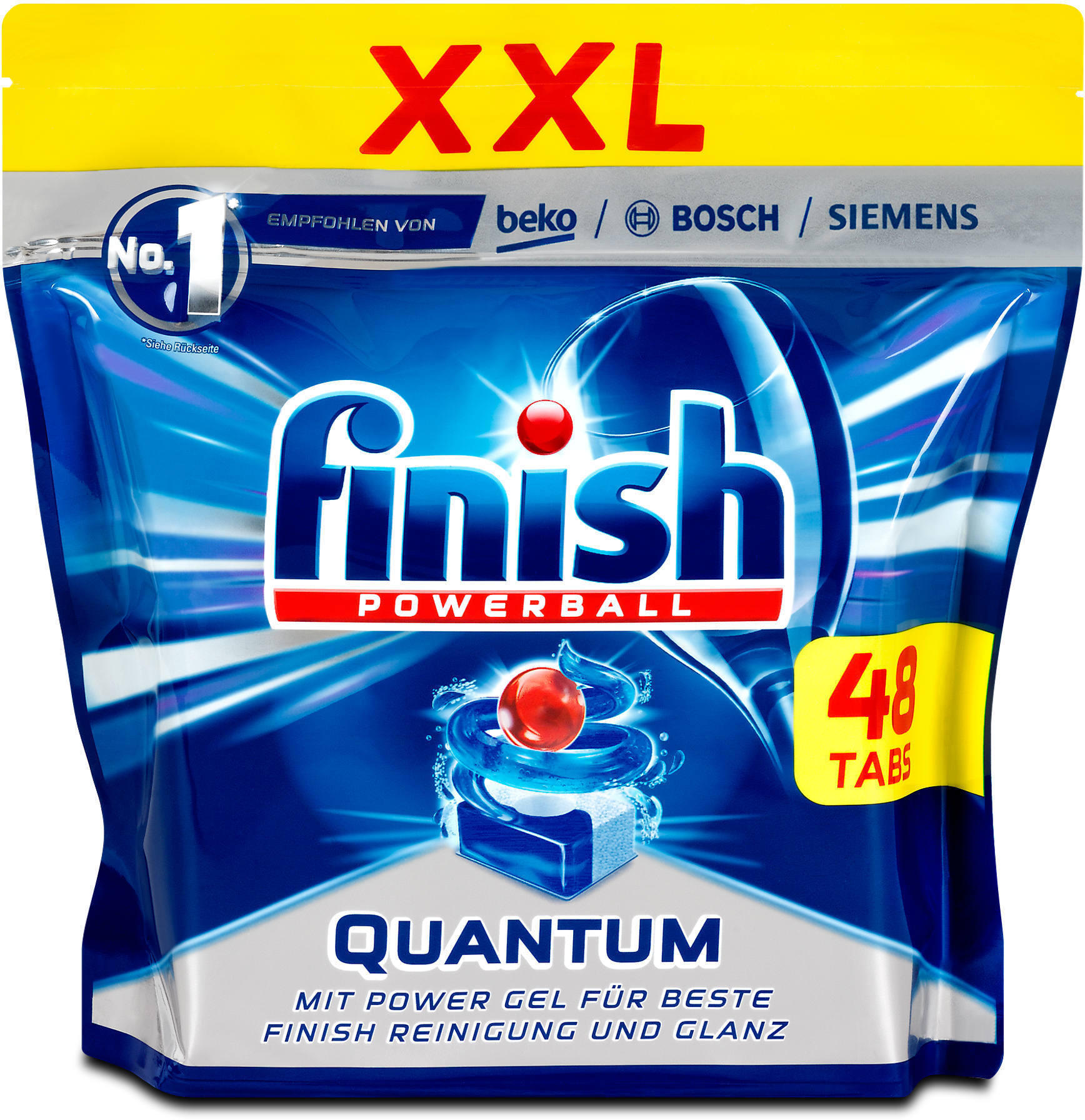 finish Powerball Quantum Geschirrspüler Tabs XXL Pack nur € 7,95 dm