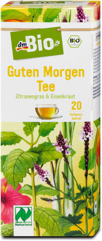 dmBio Guten Morgen Tee Zitronengras & Eisenkraut
