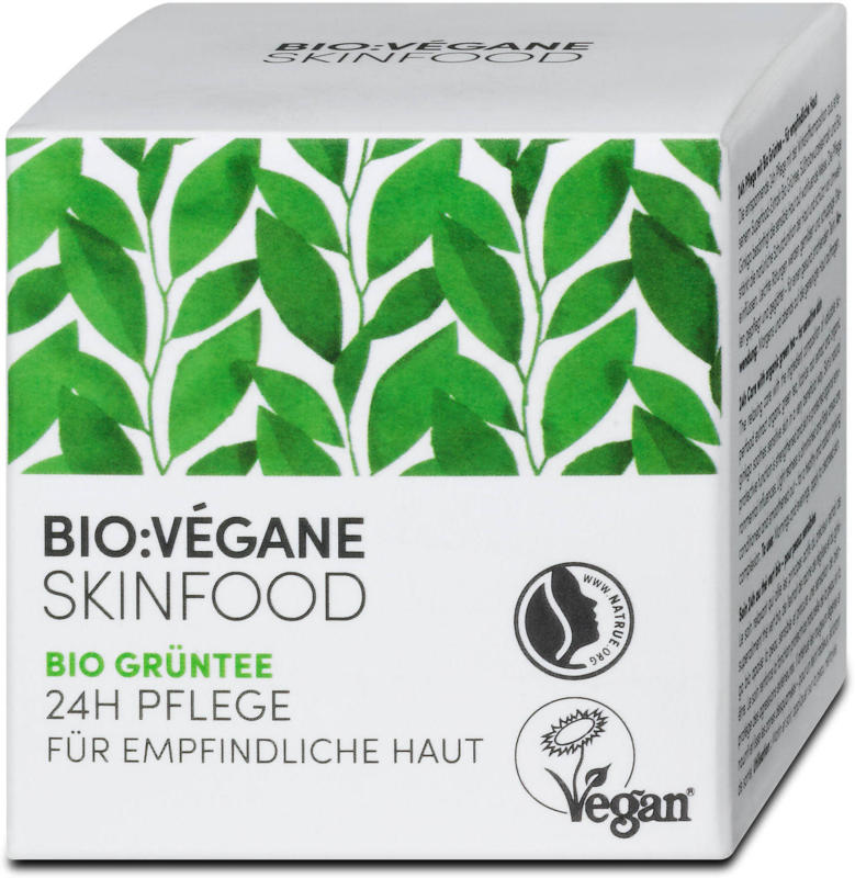 Bio:Végane Skinfood 24H Pflege Bio Grüntee