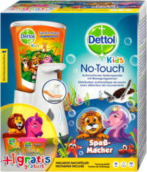 Dettol No-Touch Kids mit Nachfüller und Tieraufsatz sort.