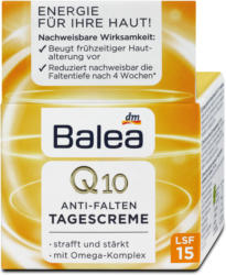 Balea Q10 Anti-Falten Tagescreme LSF 15