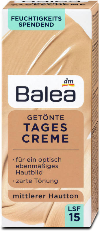 Balea Getönte Tagescreme LSF 15