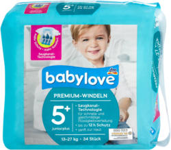 babylove Premium-Windeln Gr. 5+ juniorplus (13-27 kg)