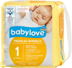 babylove Premium-Windeln Gr. 1 newborn (2-5 kg)