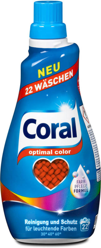 Coral Flüssigwaschmittel optimal color