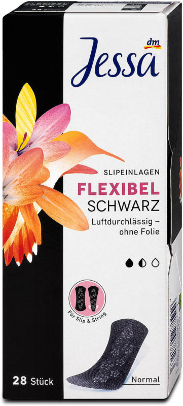 Jessa Slipeinlagen Flexibel Schwarz