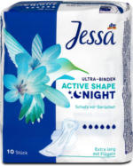 dm Jessa Ultra-Binde Active Shape Night Extra Lang mit Flügeln