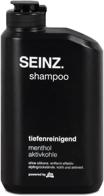 SEINZ. Shampoo tiefenreinigend Menthol Aktivkohle