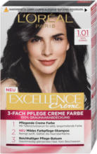 dm L'Oréal Paris Excellence Creme 3-Fach Pflege Creme Farbe - Nr. 1.01 Tiefes Schwarz