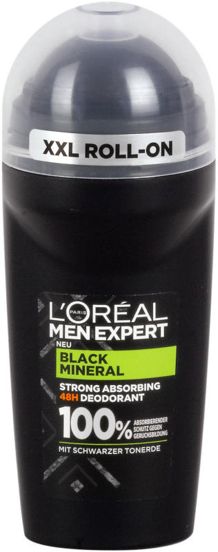 L'Oréal Men Expert Deodorant Roll-On Black Mineral