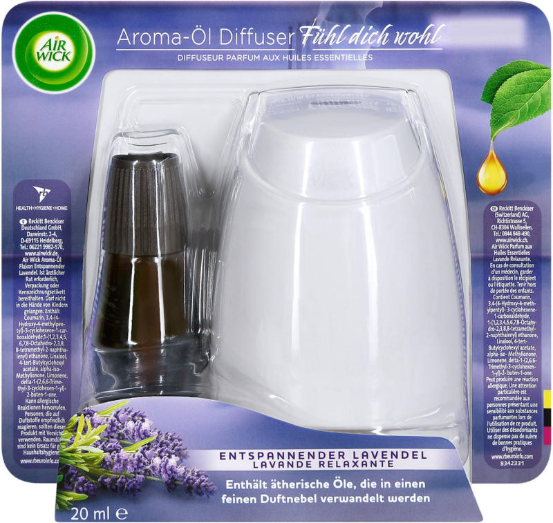 Air Wick Aroma-Öl Diffuser Starter-Set