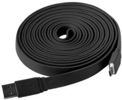 Axxtra Daten- Ladekabel 3m Flachband Micro USB