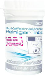 clearwhite Bio Kaffeemaschinen-Reiniger Tabs 25 Tabs/Dose