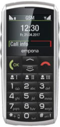 emporia CLASSIC 2G silber Seniorenhandy 2" - vertragsfrei für alle Netze