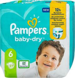 Pampers baby-dry Windeln Gr. 6 (13-18 kg)