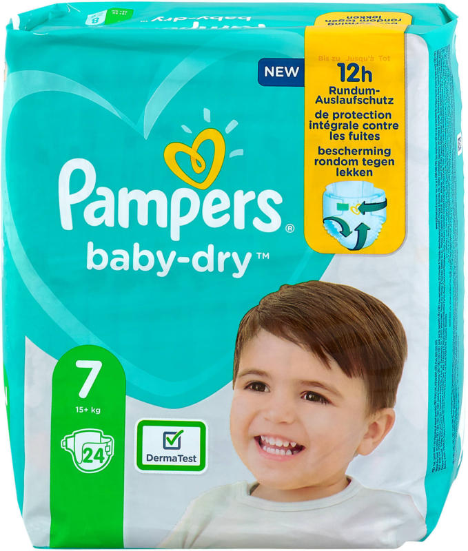 Pampers baby-dry Windeln Gr. 7 (15+ kg)