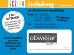Skribo Skribo Einladung zur Schultaschen-Ausstellung! 28.02. - 29.02. - bis 29.02.2020