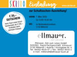 Skribo Skribo Einladung zur Schultaschen-Ausstellung! 07.03. - bis 07.03.2020