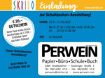 Skribo Skribo Einladung zur Schultaschen-Ausstellung! 20.01. - 11.04. - bis 19.03.2020
