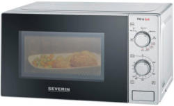 Severin Mikrowelle mit Grill MW 7896 silberfarbig