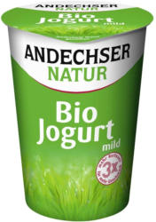 Andechser Natur Bio-Jogurt, mild 0,1/1,8/3,8 % Fett, jeder 500-g-Becher