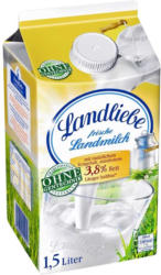 Landliebe Landmilch 1,5/3,8 % Fett, jede 1,5-Liter-Packung