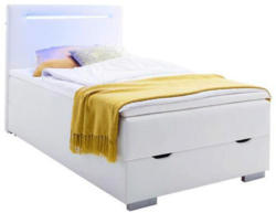 Boxspringbett in Weiß ca. 140x200cm