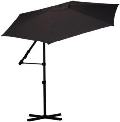 Sonnenschirm Athen in Schwarz/Anthrazit