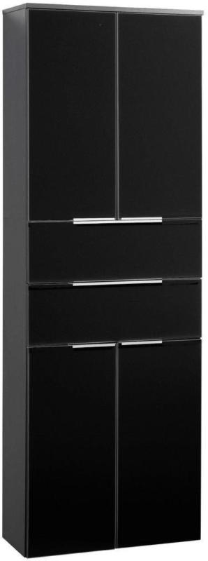 Hochschrank mit Soft-Close Kara B: 61cm, Anthrazit