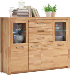 Highboard Fenja B: 163 cm Buche Massiv