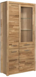 Vitrine Fenja B:98cm Massiv, Wildeiche
