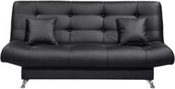 Schlafsofa mit Bettfunktion und Bettkasten Viola Lederlook