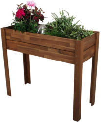 Hochbeet Massiv mit Vlies Einlage 100x40cm Akazie