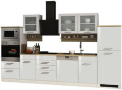 Einbauküche Küchenblock Möbelix Mailand Gsp B: 340 cm Weiss