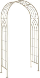 Rosenbogen aus Gusseisen 103x48cm Bella, Weiß